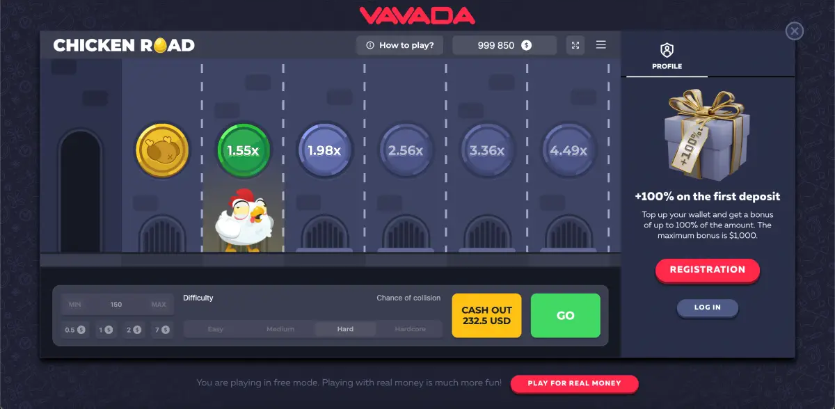 Vstupní bonus až 23 000 Kč ve Vavada casinu